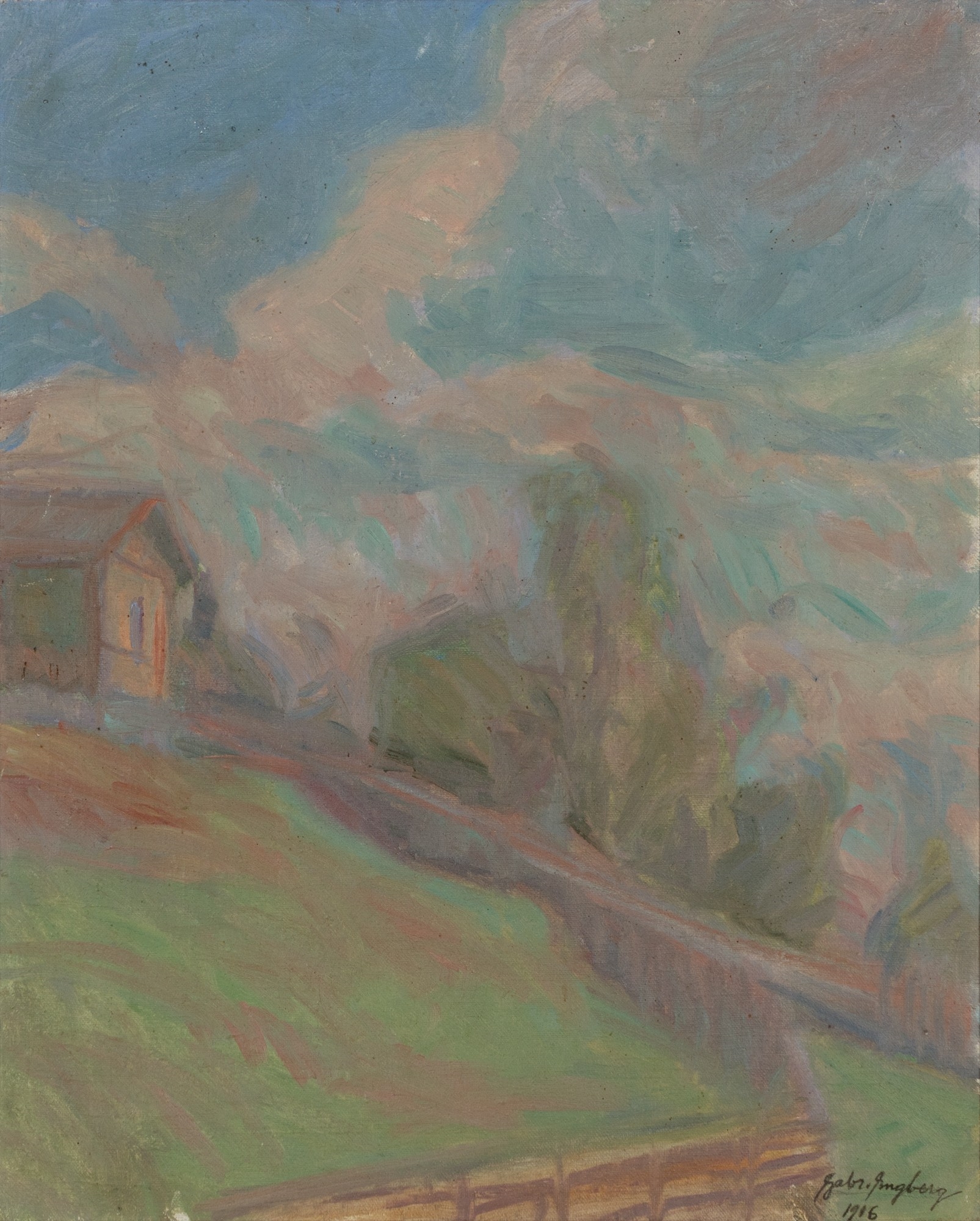 Landscape by Gabriel Engberg, 1916