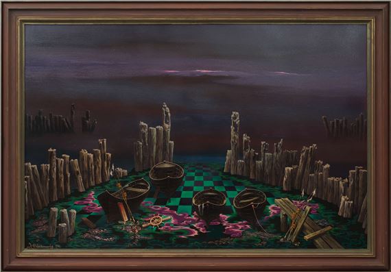 The old pier by Juris Bindemanis, 1994