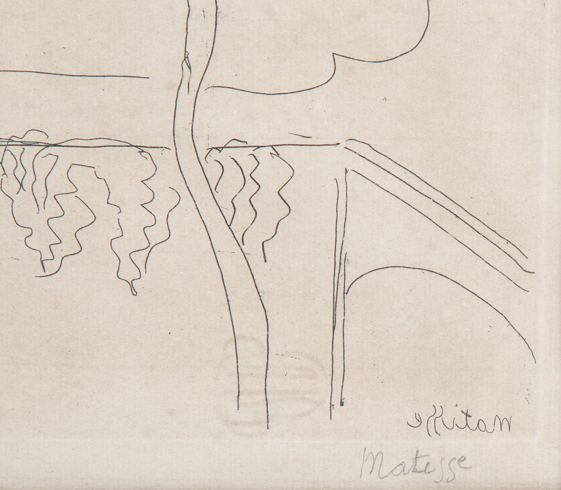 Henri Matisse Le CiteNotre Dame, restrike etch MutualArt