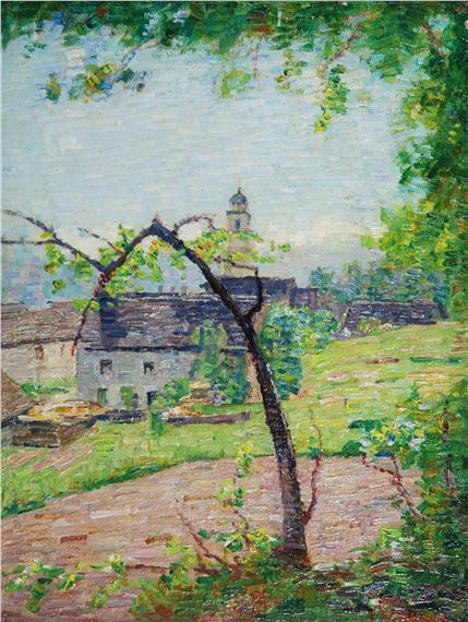 Pomeriggio di giugno - Prestinone by Carlo Fornara, 1944