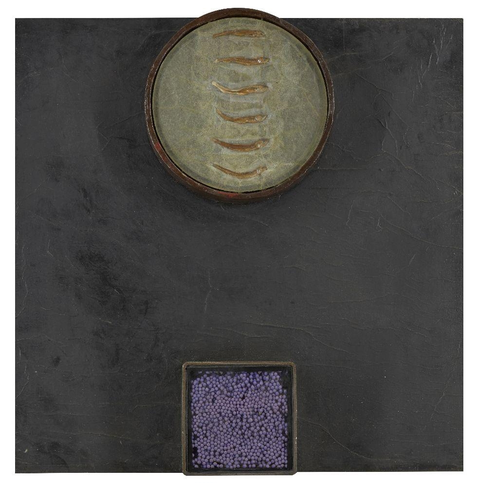 Artwork by Patrice Girard, Still Life, Made of relief, metal, mixed media and