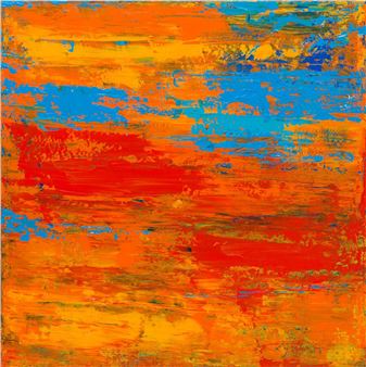 Blue orange red map - Gossia Zielaskowska