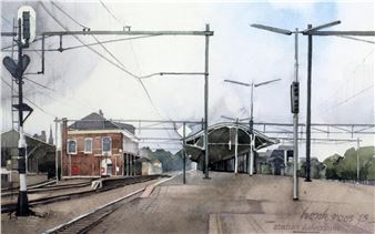 Gezicht op Station Hilversum - Henk Roos