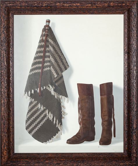 BStill Life with cloth and boots by Martín Zerolo Valderrama