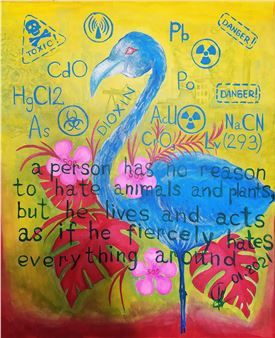 Blue Flamingo - Madame Reseda