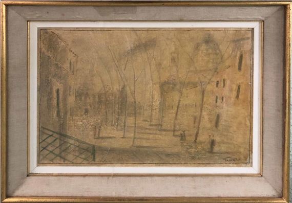 'Avenue of Trees and Santa Maria Della Salute' by Eugene Le Lagasse