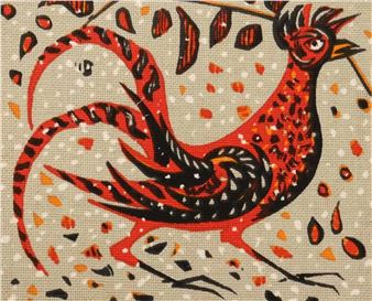 Untitled, Rooster - Andre Minaure
