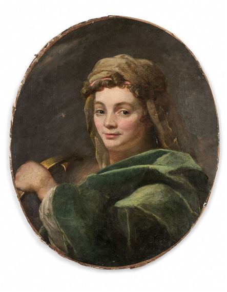 Portrait of a lady in St Catherine - Jean-Baptiste Robin