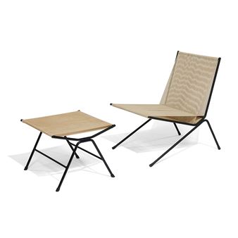 lounge chair and ottoman - Allan Gould