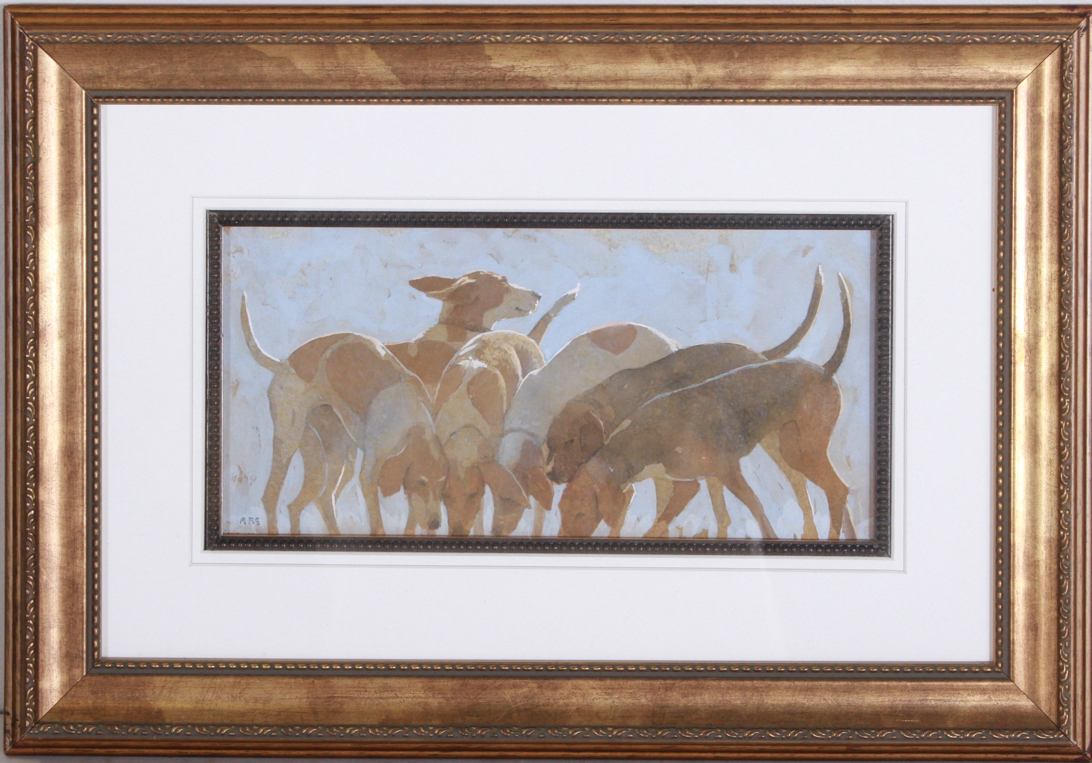 Artwork by Robert Stack, On the Wind, Made of gouache