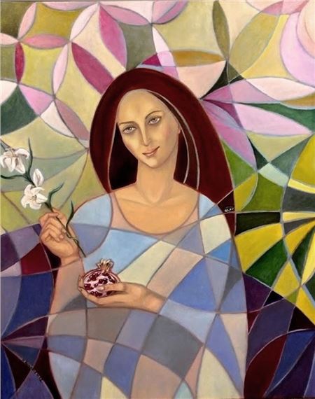 PERSEPHONE, GODESS OF SPRING by Krystyna Ruminkiewicz, 2020