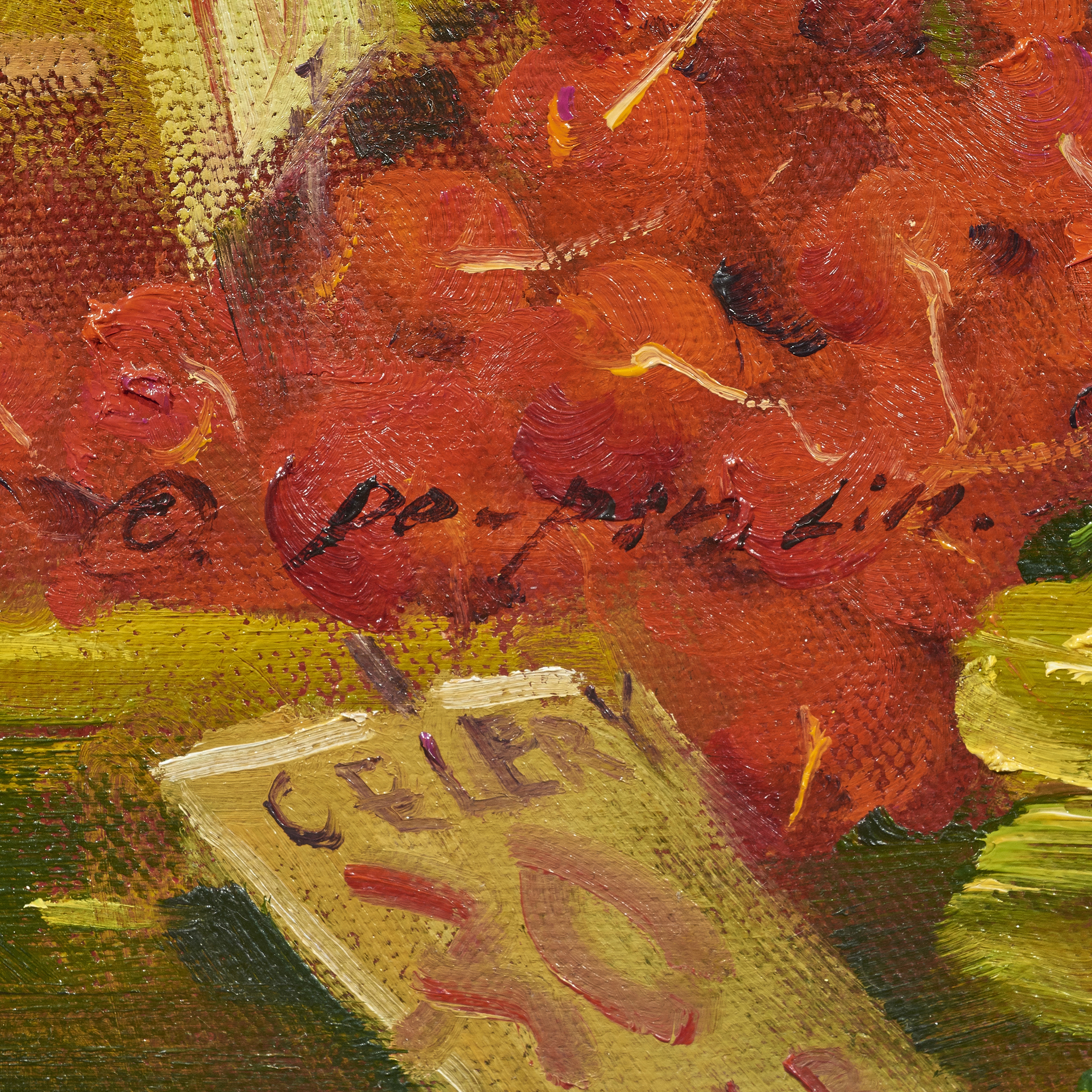 Artwork by Po Pin Lin, Taking a Handful, Made of oil on canvas