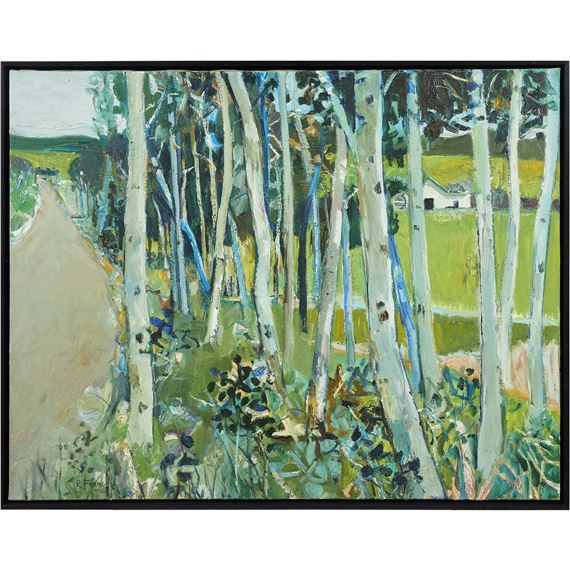 The White Barn by Robert Frame