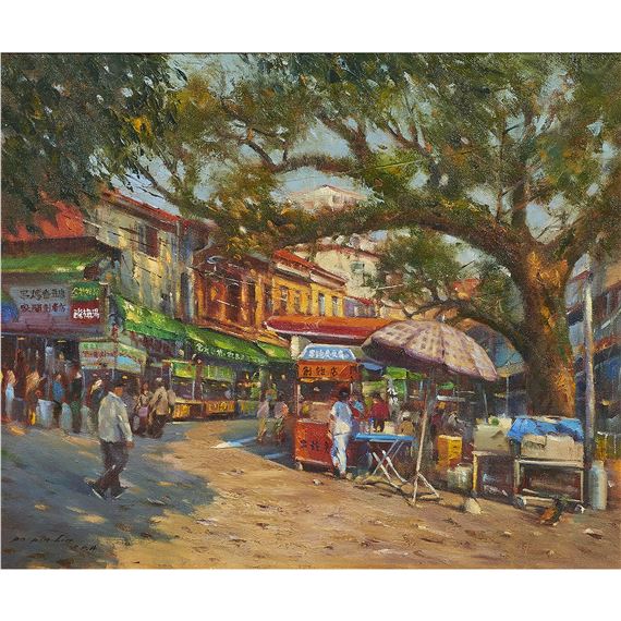 Evening Market by Po Pin Lin