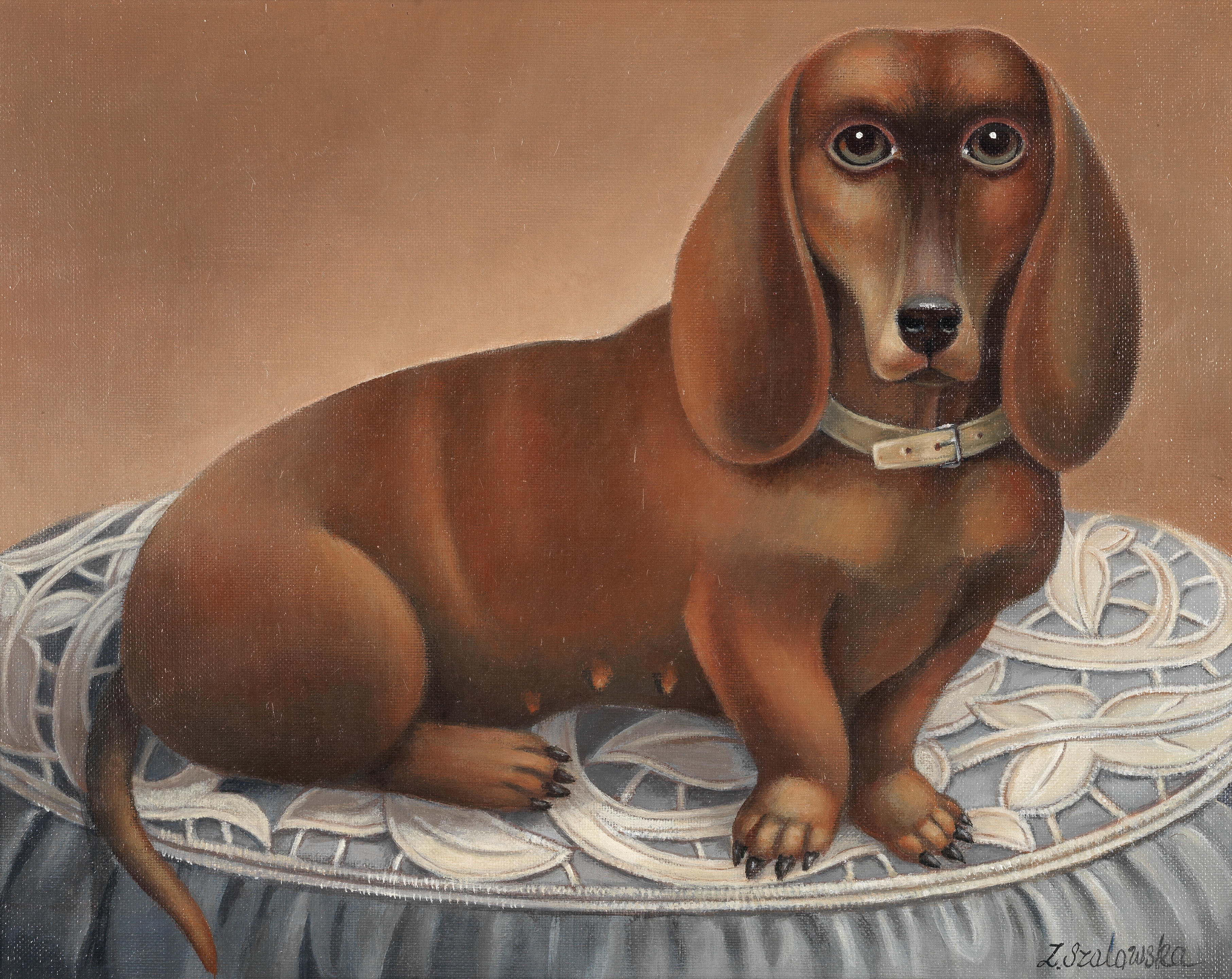 Artwork by Zofia Szalowska, Carmen, Made of oil on canvas