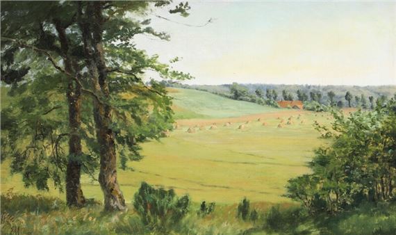 Augustdag i Nordsjælland by Emma Meyer