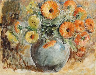 Still life with flowers - Angelo Furche