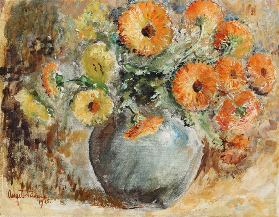 Still life with flowers - Angelo Furche