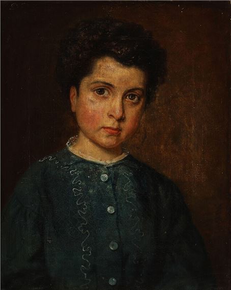 Portrait of a girl by David Monies