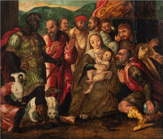 The Adoration Of The Magi by Otto van Veen