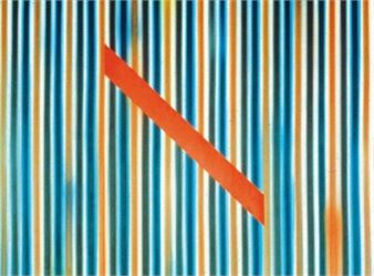 Ross Bleckner: Stripe Paintings from the 80's - Van de Weghe, New York