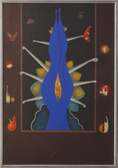Roberto Álvarez Ríos | Surrealist composition (1971) | MutualArt