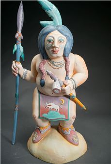 Figure of Native American - Rick Loewenkamp