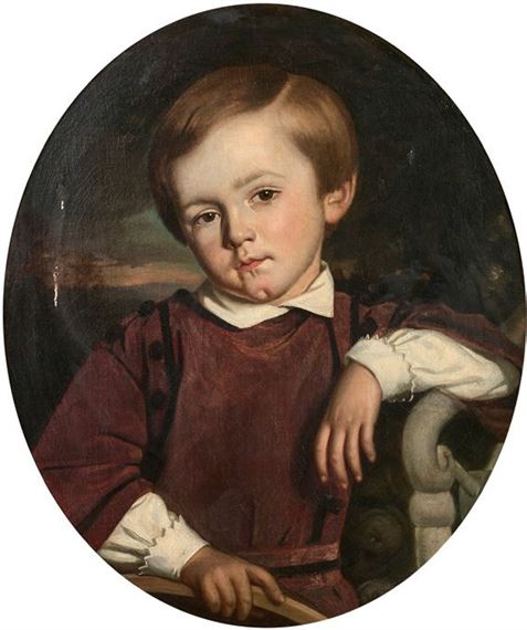 Portrait of Léon Giraudeau de Saint-Gervais by Victor De Grandchamp, 1849