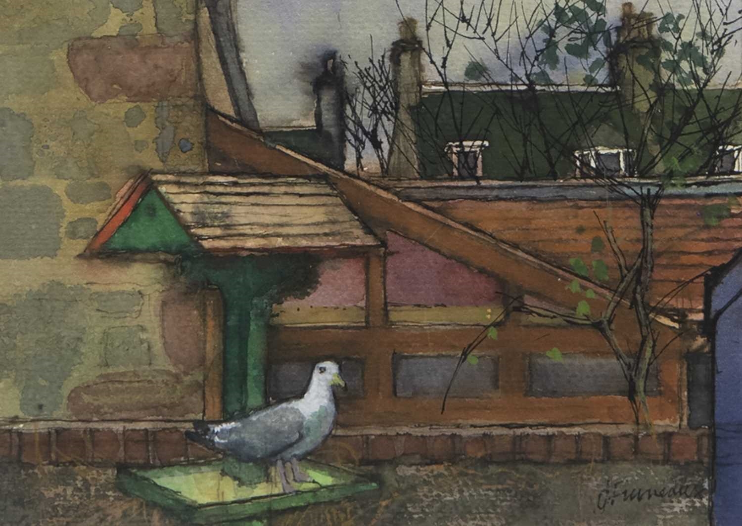 Artwork by James Furneaux, BIRD TABLE, Made of mixed media on paper