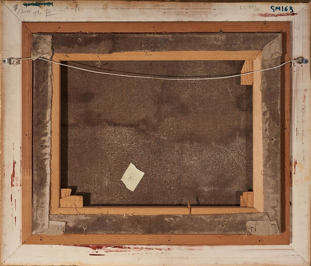 Artwork by Clive Wilbow, Mother and Daughter; Sketch for Mother and Daughter, Made of oil on canvas