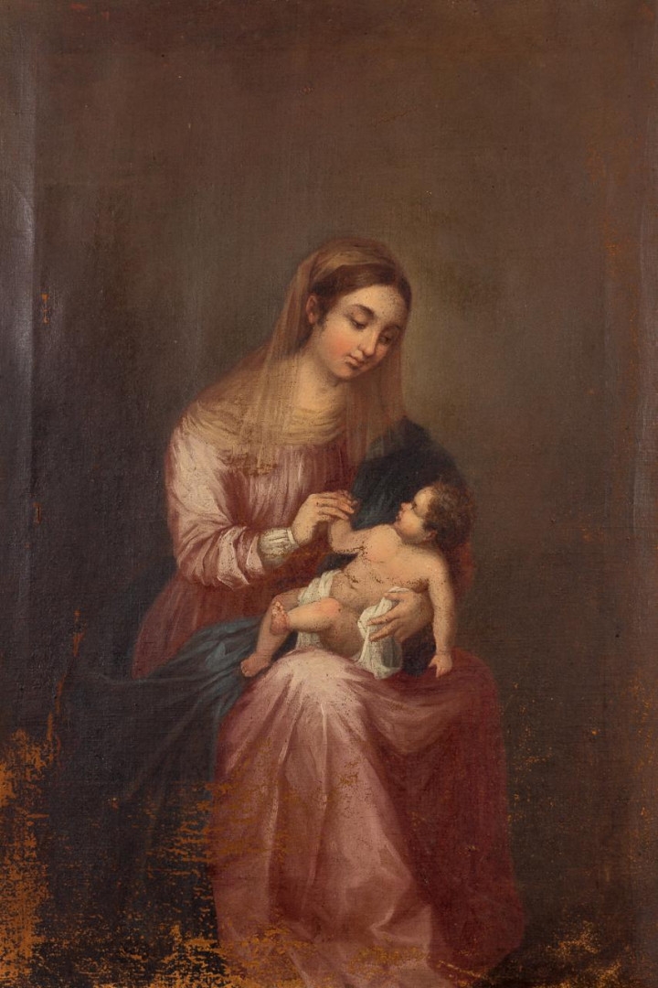 Spanish School, 19th Century Virgen con