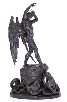 'Saint Michael and the Serpent' or 'Satan dismayed' - Henry Hugh Armstead