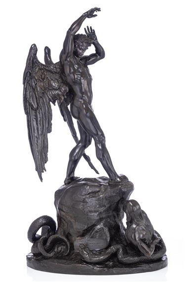 'Saint Michael and the Serpent' or 'Satan dismayed' - Henry Hugh Armstead