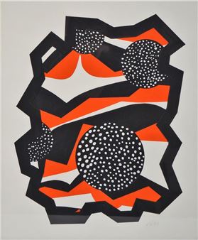 Composition rouge et noir - Frédéric de Luca