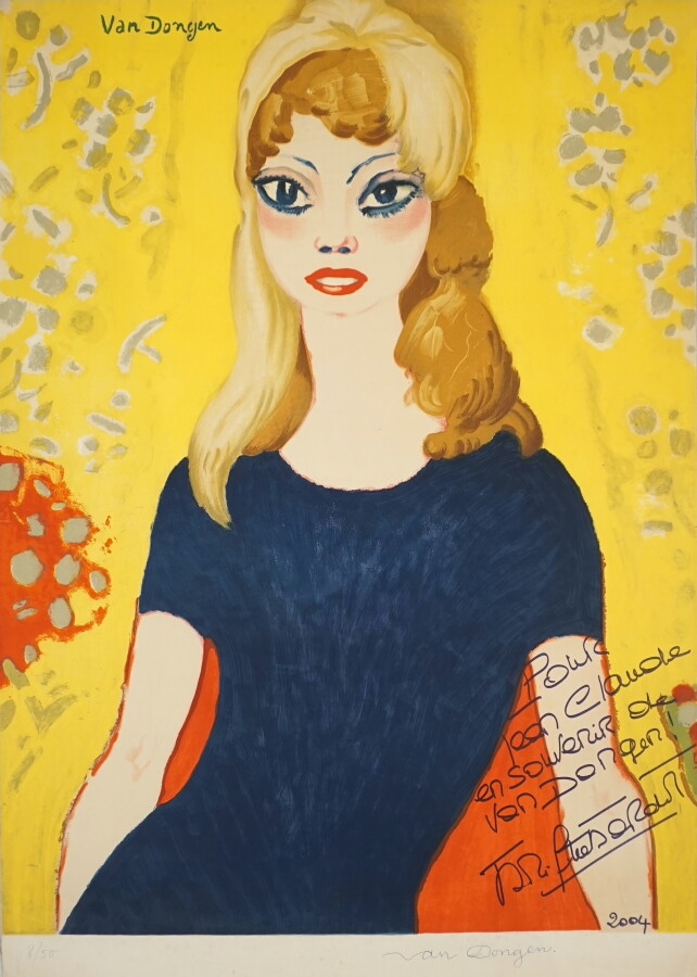 Kees van Dongen Brigitte Bardot MutualArt