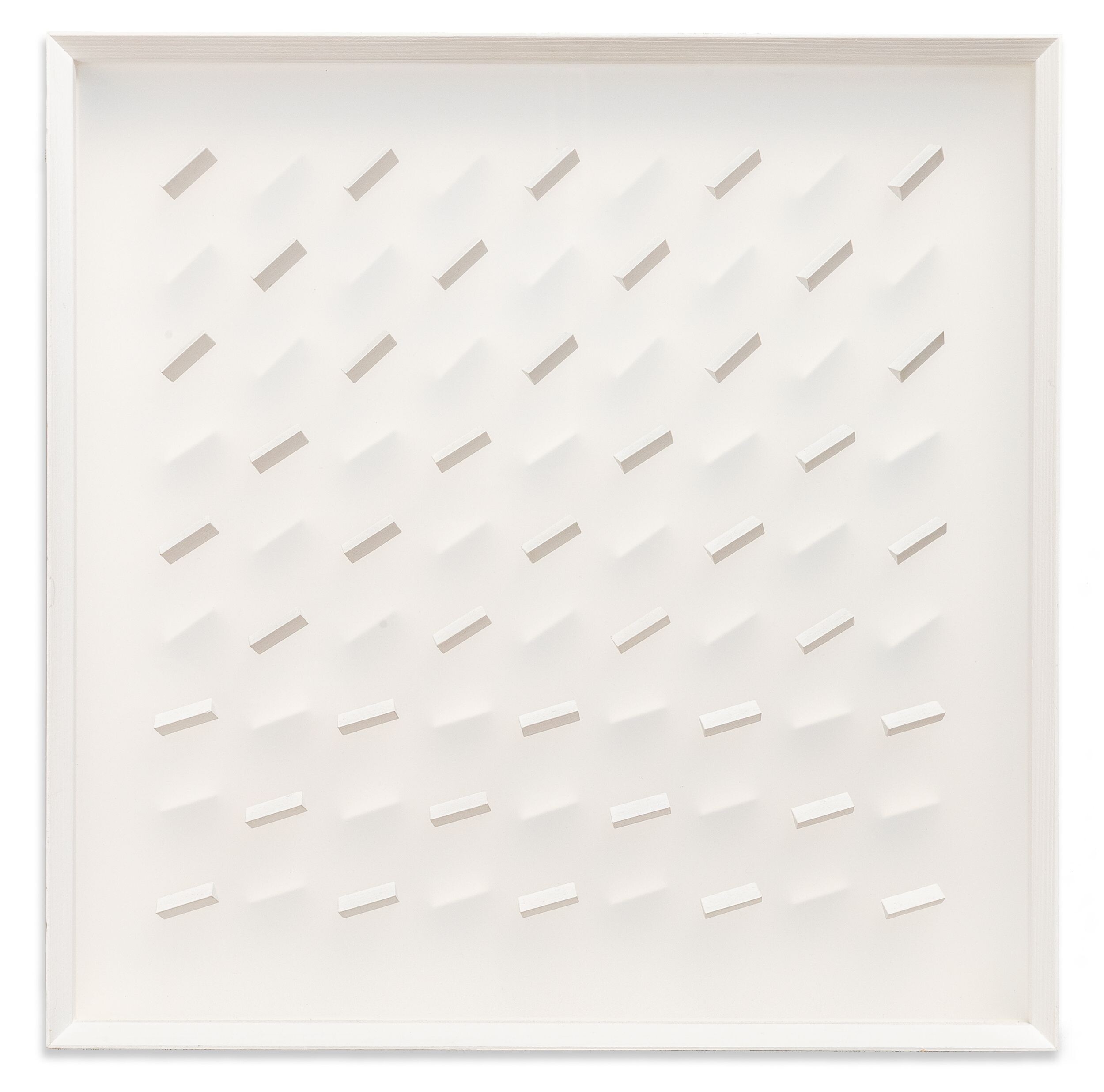 Artwork by Klaus Staudt, Salut, Made of Relief   Wood and