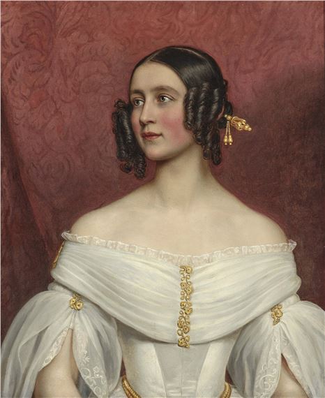 Joseph Stieler | Adelgunde Prinzessin von Bayern als Braut. (1842 ...