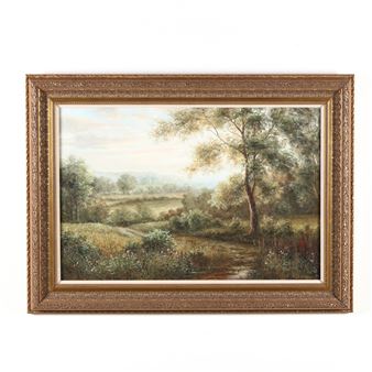 Pastoral Landscape with Meandering Path - B. Stockhowe