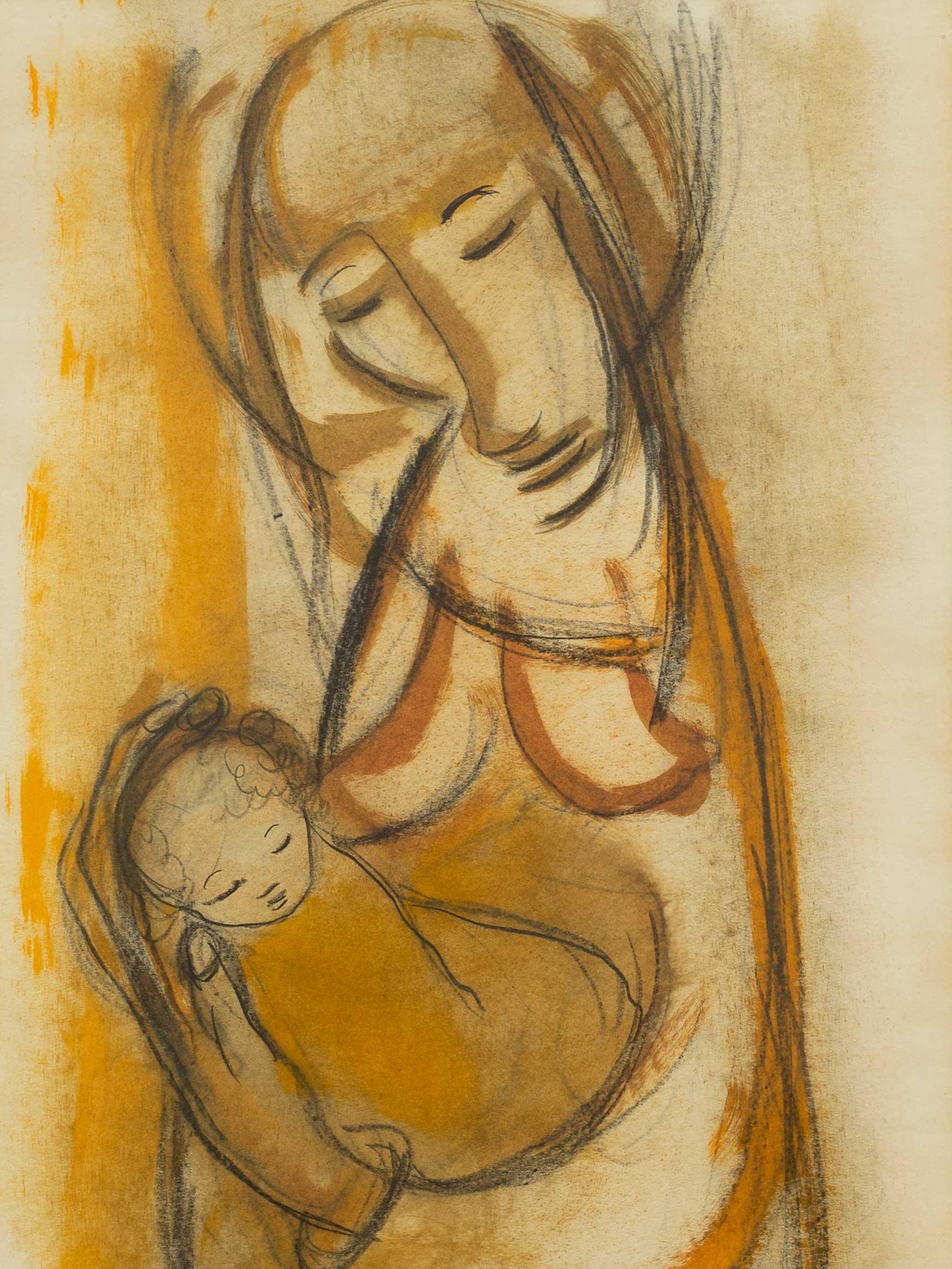 Mother & Child by Frans Claerhout