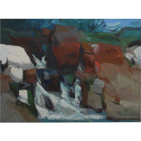 "Lone Point Cascade" by Alexander Nepote, 1958