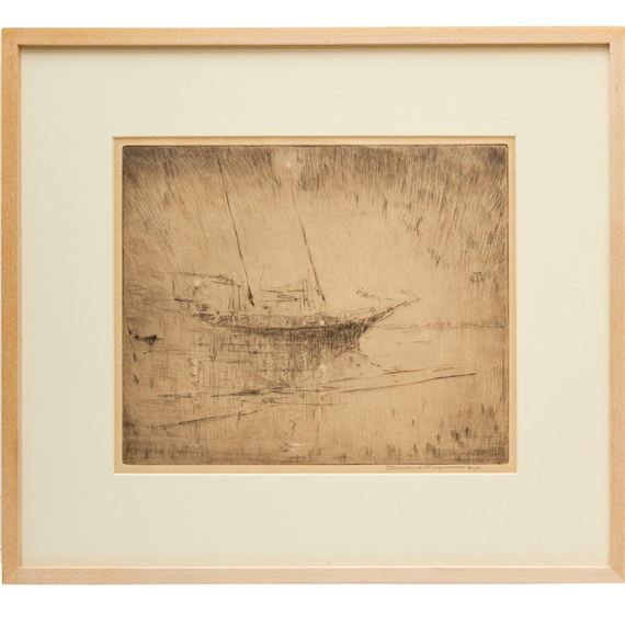 Nocturnal-The Bargage by Franklin Townsend Morgan, c. 1929