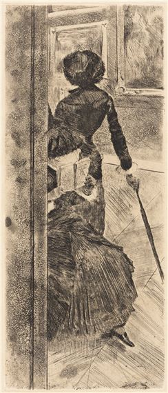 Au Louvre, la peinture, Mary Cassatt