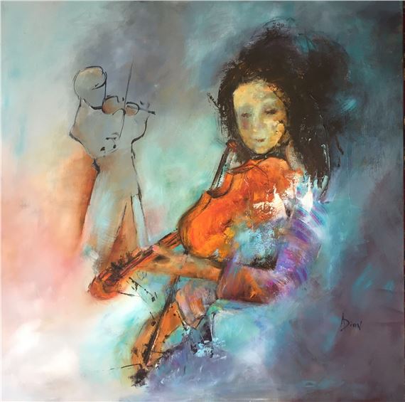 The Violinist by A. Dion