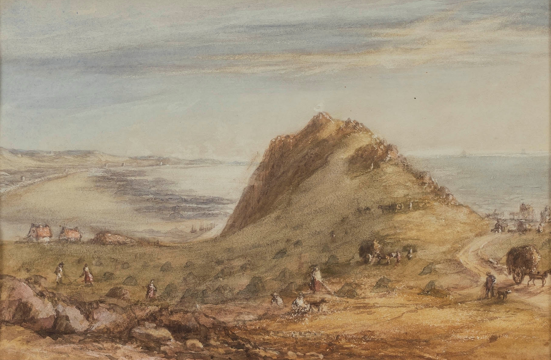 Artwork by Charles Theophilus Hahn, Views of Jersey, Made of watercolour