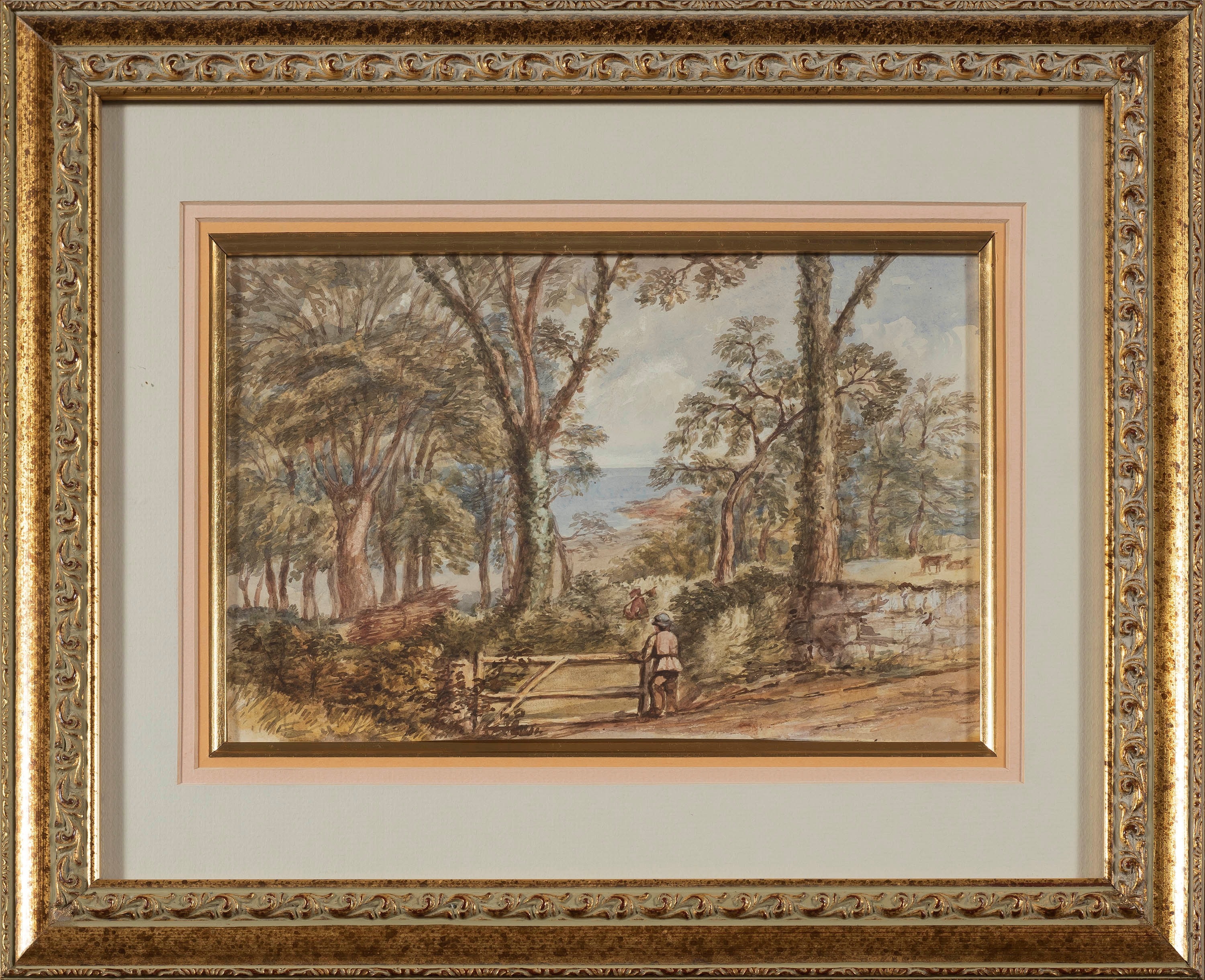 Artwork by Charles Theophilus Hahn, Views of Jersey, Made of watercolour