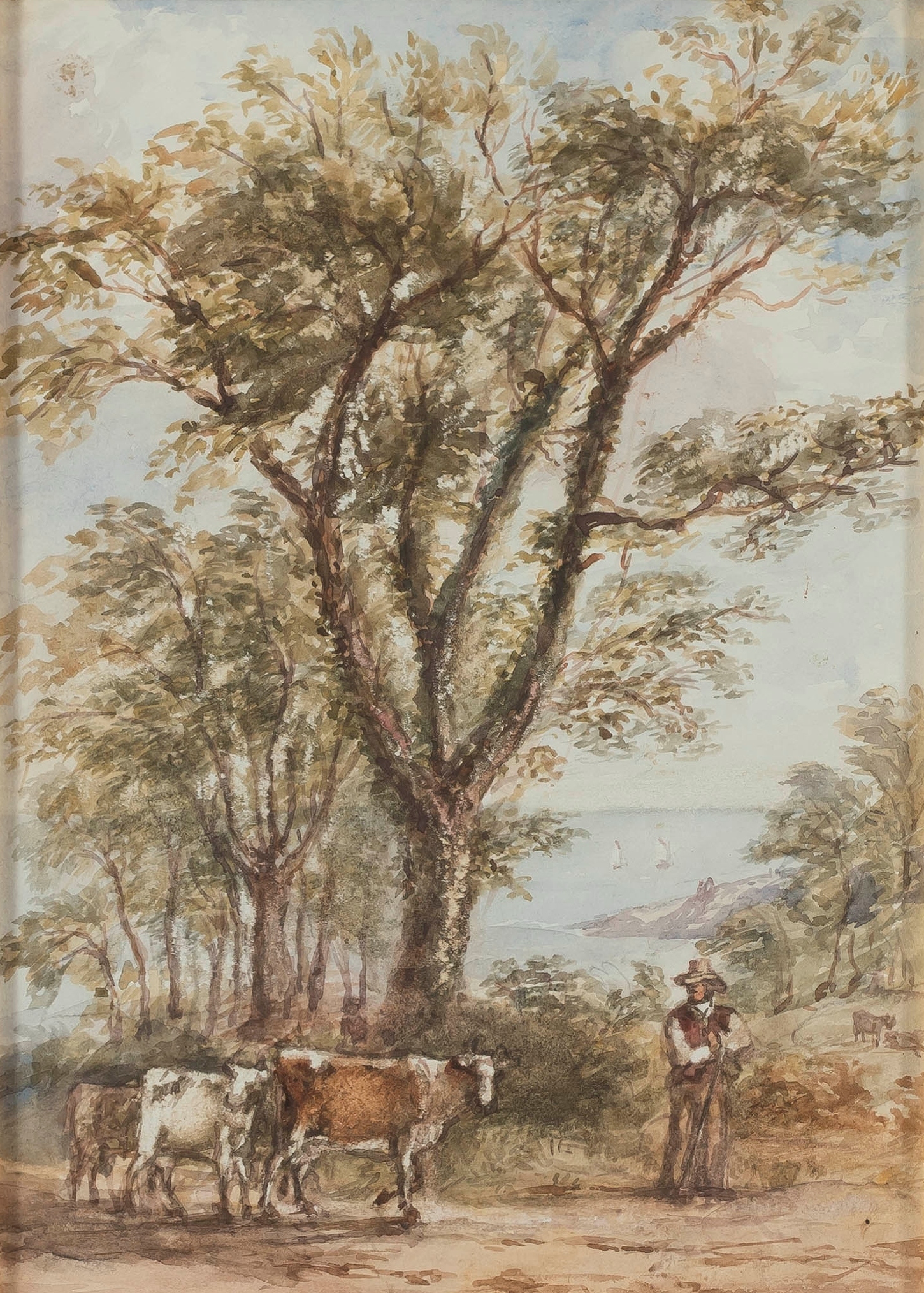 Artwork by Charles Theophilus Hahn, Views of Jersey, Made of watercolour