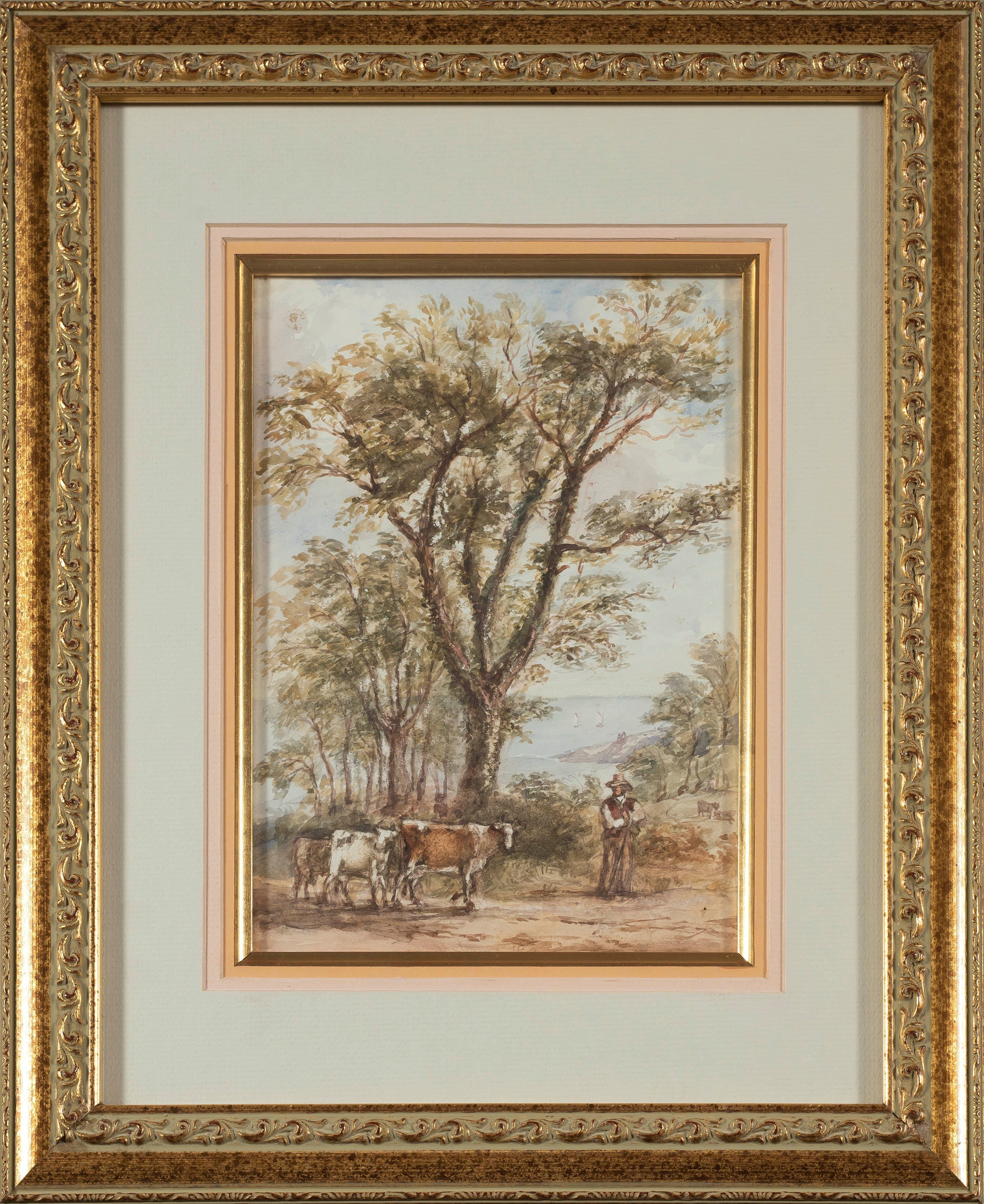 Artwork by Charles Theophilus Hahn, Views of Jersey, Made of watercolour