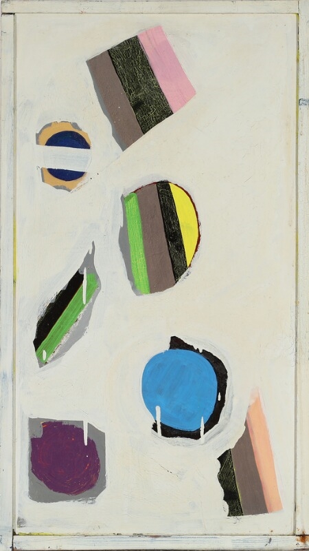 Artwork by William Louis Sorensen, Untitled and Der Barnbaum, Made of Oil on board