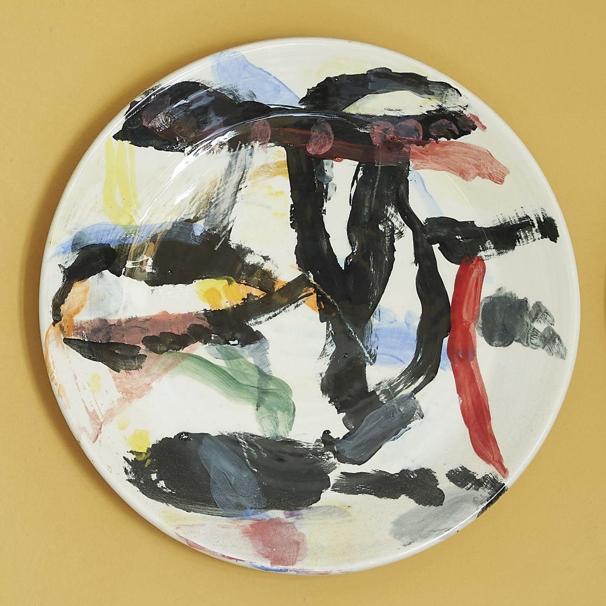 Artwork by Ross Laurie, Lucio's, Made of hand painted ceramic plate