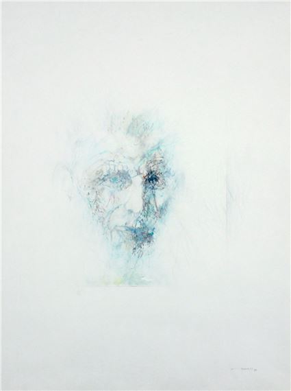 Louis Le Brocquy | PORTRAIT OF SAMUEL BECKETT (1989) | MutualArt